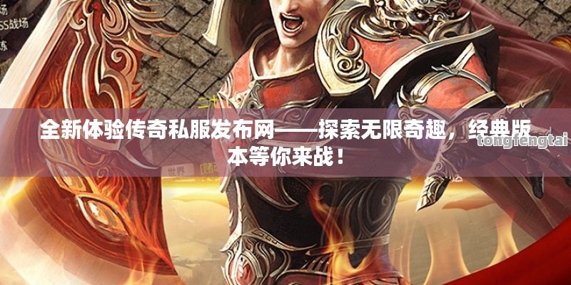 全新体验传奇私服发布网——探索无限奇趣，经典版本等你来战！