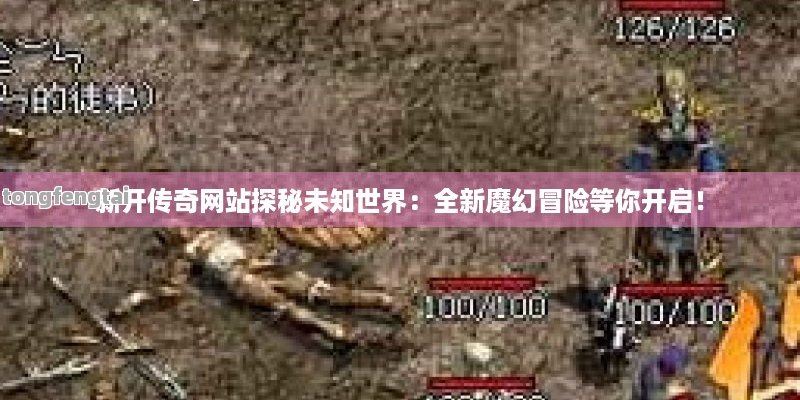 新开传奇网站探秘未知世界：全新魔幻冒险等你开启！