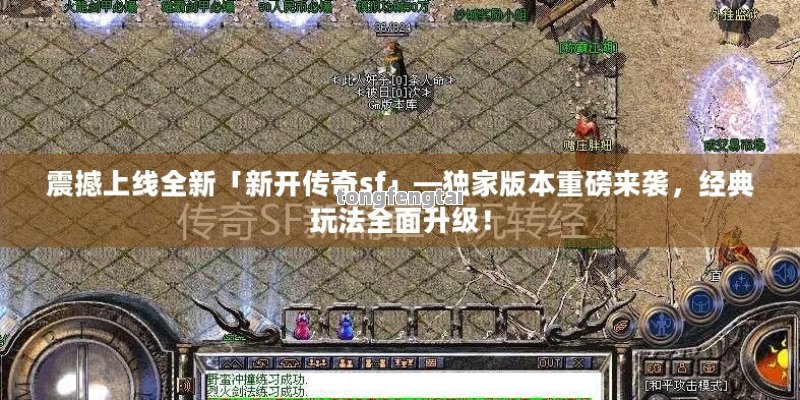 震撼上线全新「新开传奇sf」—独家版本重磅来袭，经典玩法全面升级！